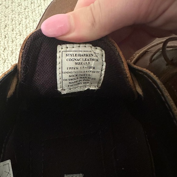 Steve Madden Harken Cognac Leather Chukka Boots Size 11.5 - Picture 6 of 6